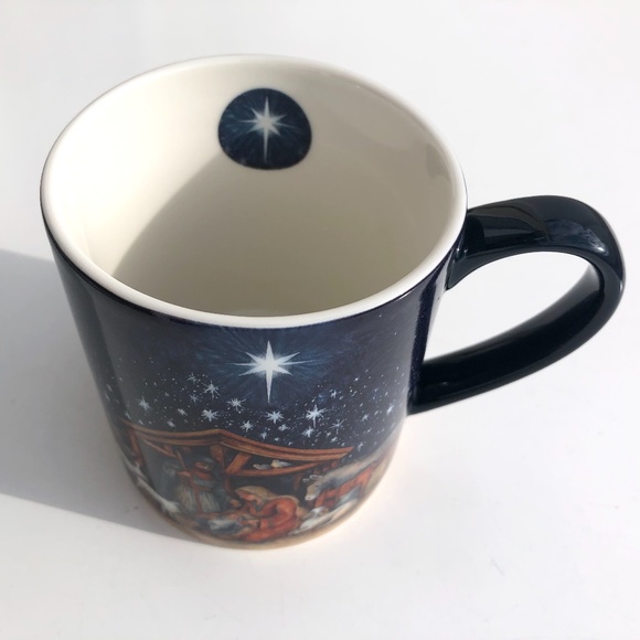 Lang Mug by Susan Winget Holy Family Christmas 2017 in gift box ceramic 14oz cup - Picture 6 of 14